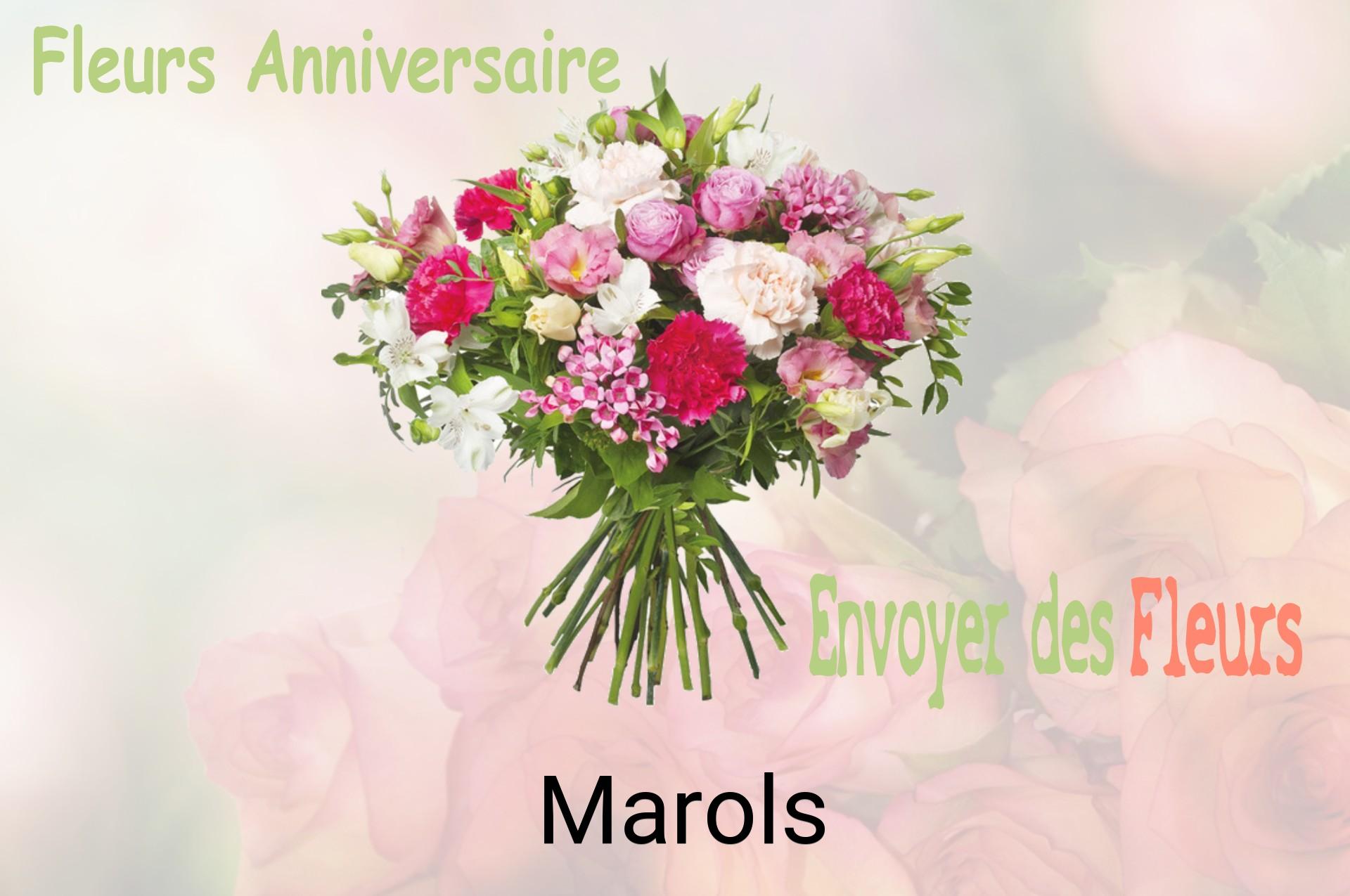 Bouquet de fleurs d’anniversaire livré à Marols